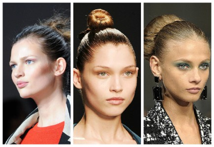 tendances hairstyle Chignon-relevé