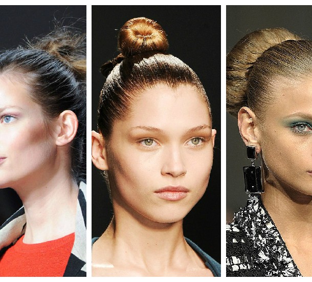 tendances hairstyle Chignon-relevé