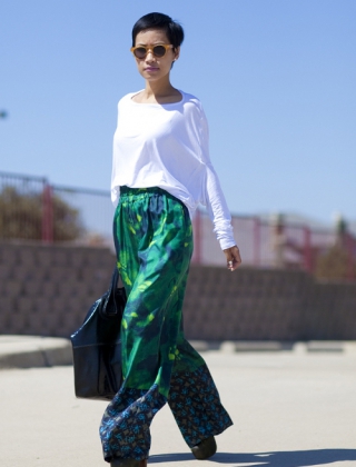 crop top sur pantalon taille haute (1)