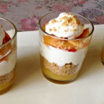 Verrine compote de pomme, mascarpone et pêches cover