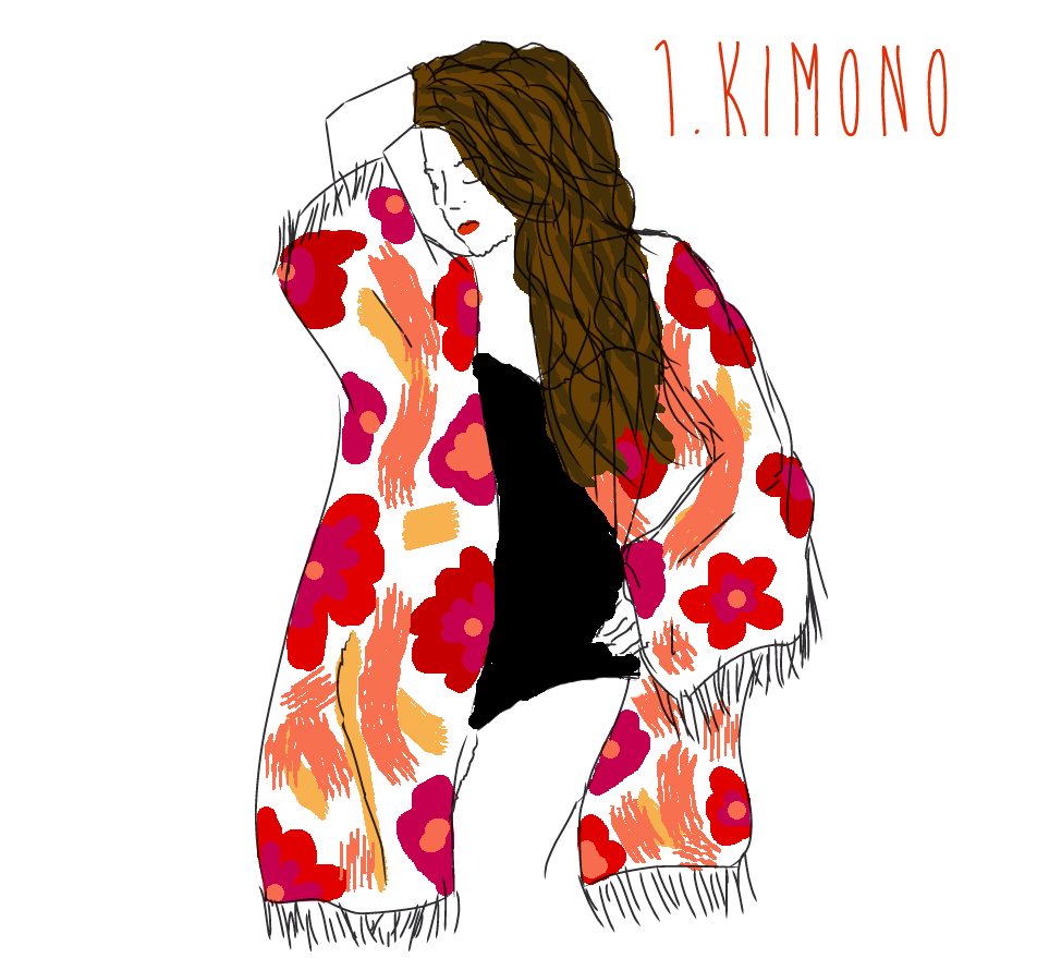 mots de l'été kimono