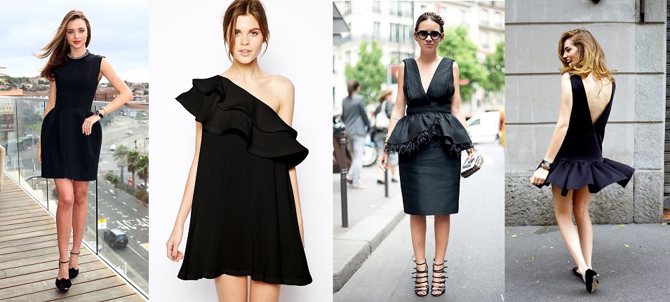 petite robe noire morpho en V