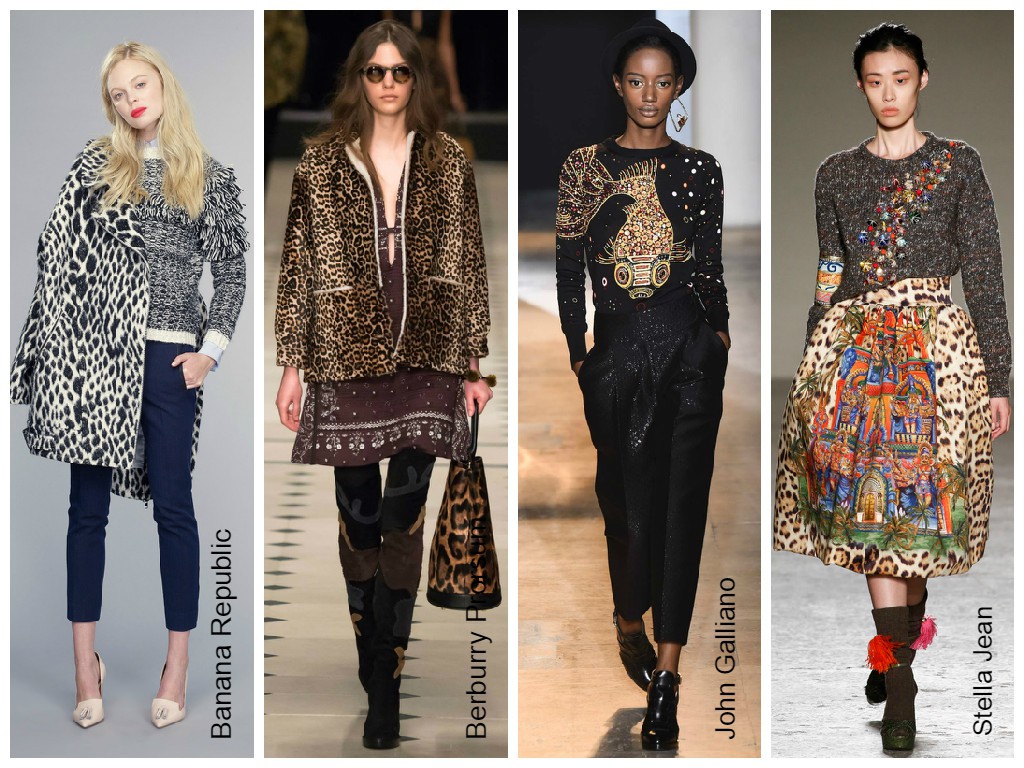 Tendances Imprimés Automne Hiver 2015 Animal