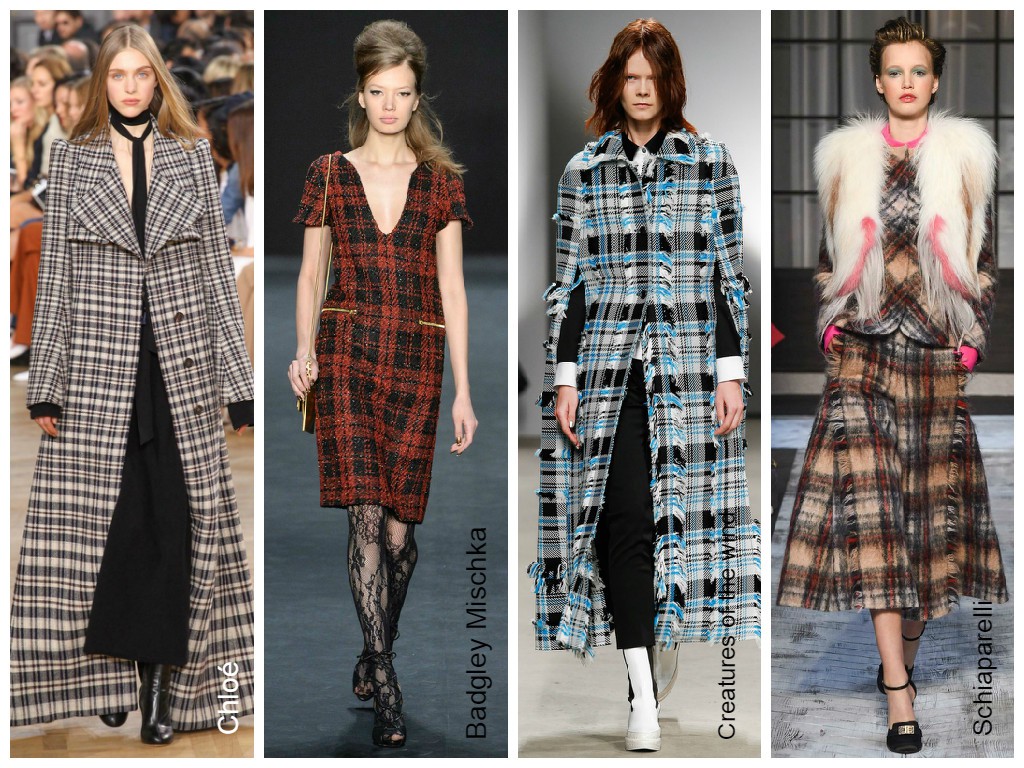 Tendances Imprimés Automne Hiver 2015 Tartan