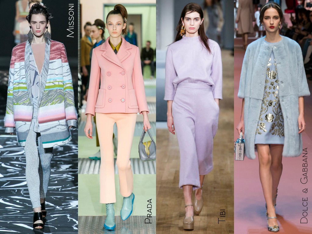 Tendances Phares Automne Hiver 2015 Pastel