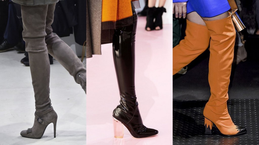 tendances Chassures AH15 thigh high boots