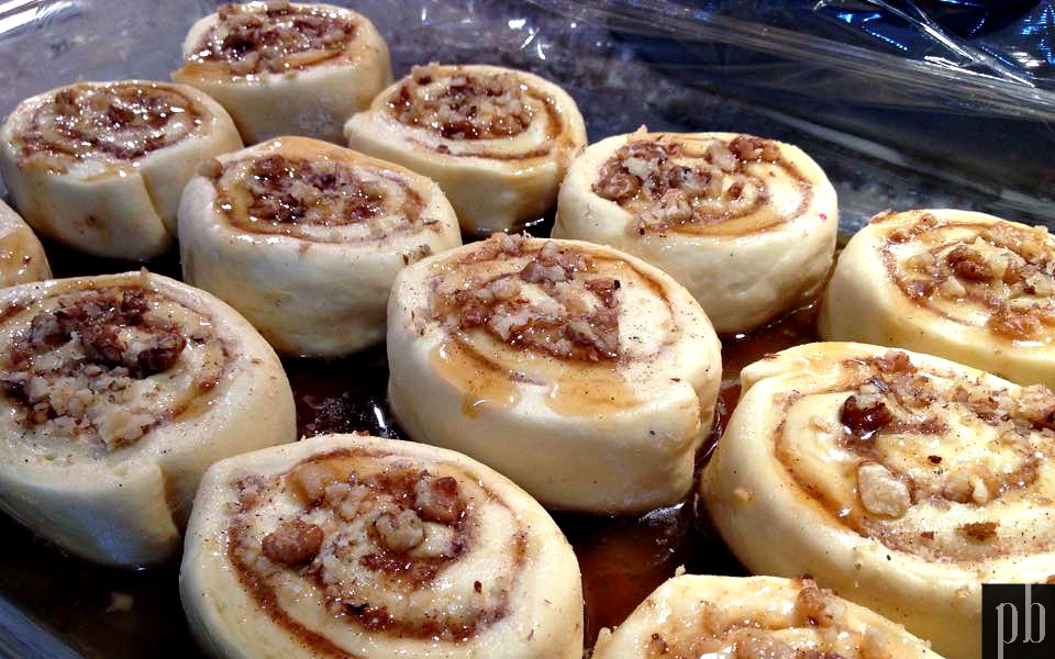 Cinnamon rolls cuisson