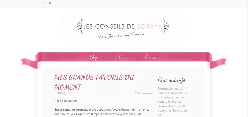 Favoris de la Rédaction (Novembre) Blog les conseils de Soraya