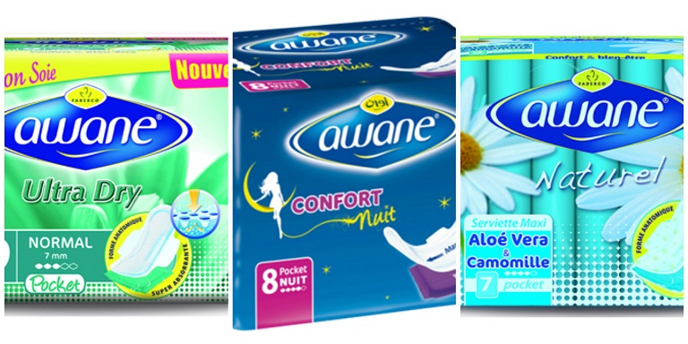 Coups de cœur produits Algériens serviettes hygièniques Awane