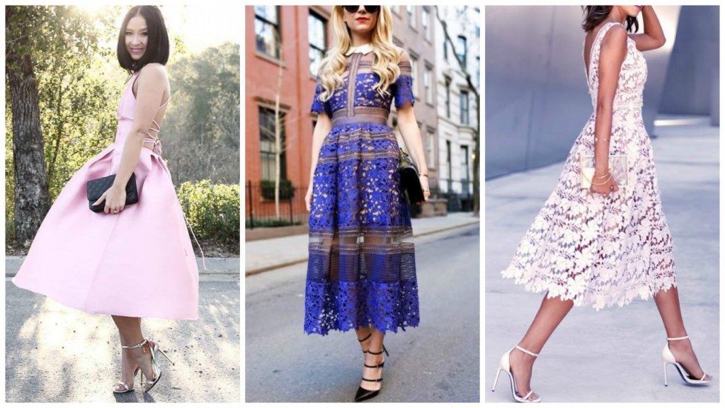 Midi Dress, comment porter ce Must have Printemps Été 2016 wedding look