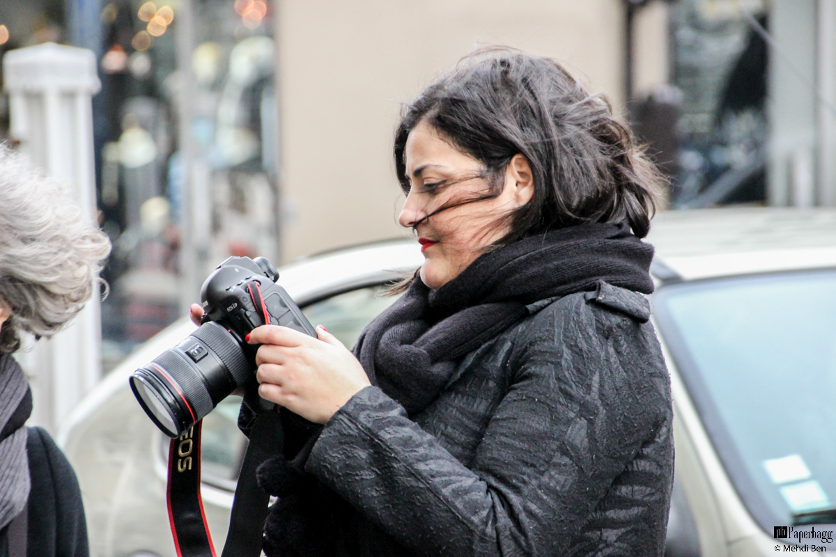 Paris Haute Couture Fashion Week 2016 Street Style, Jean Paul Gaultier Paperbagg