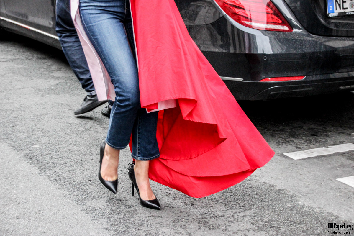 Paris Haute Couture Fashion Week 2016 Street Style, Jean Paul Gaultier Paperbagg