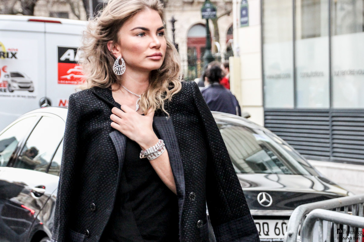 Paris Haute Couture Fashion Week 2016 Street Style, Jean Paul Gaultier Paperbagg