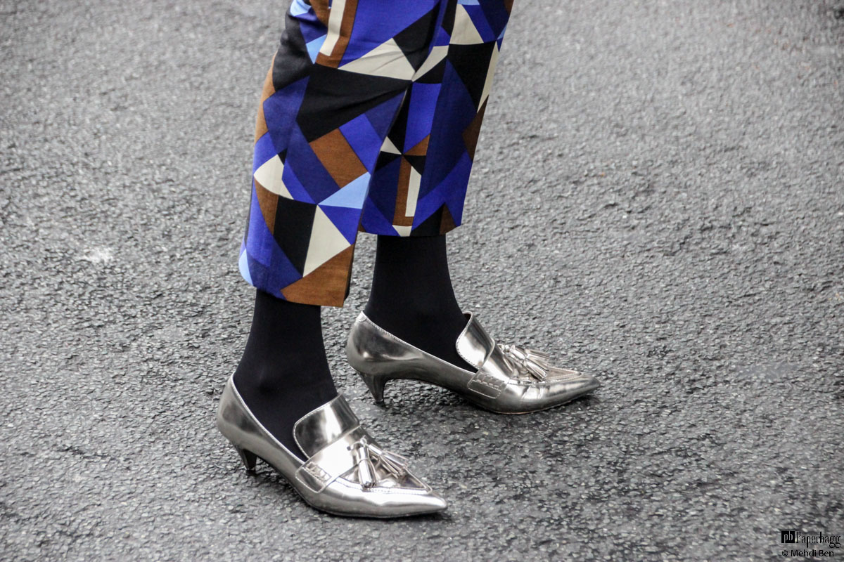 Paris Haute Couture Fashion Week 2016 Street Style, Jean Paul Gaultier Paperbagg