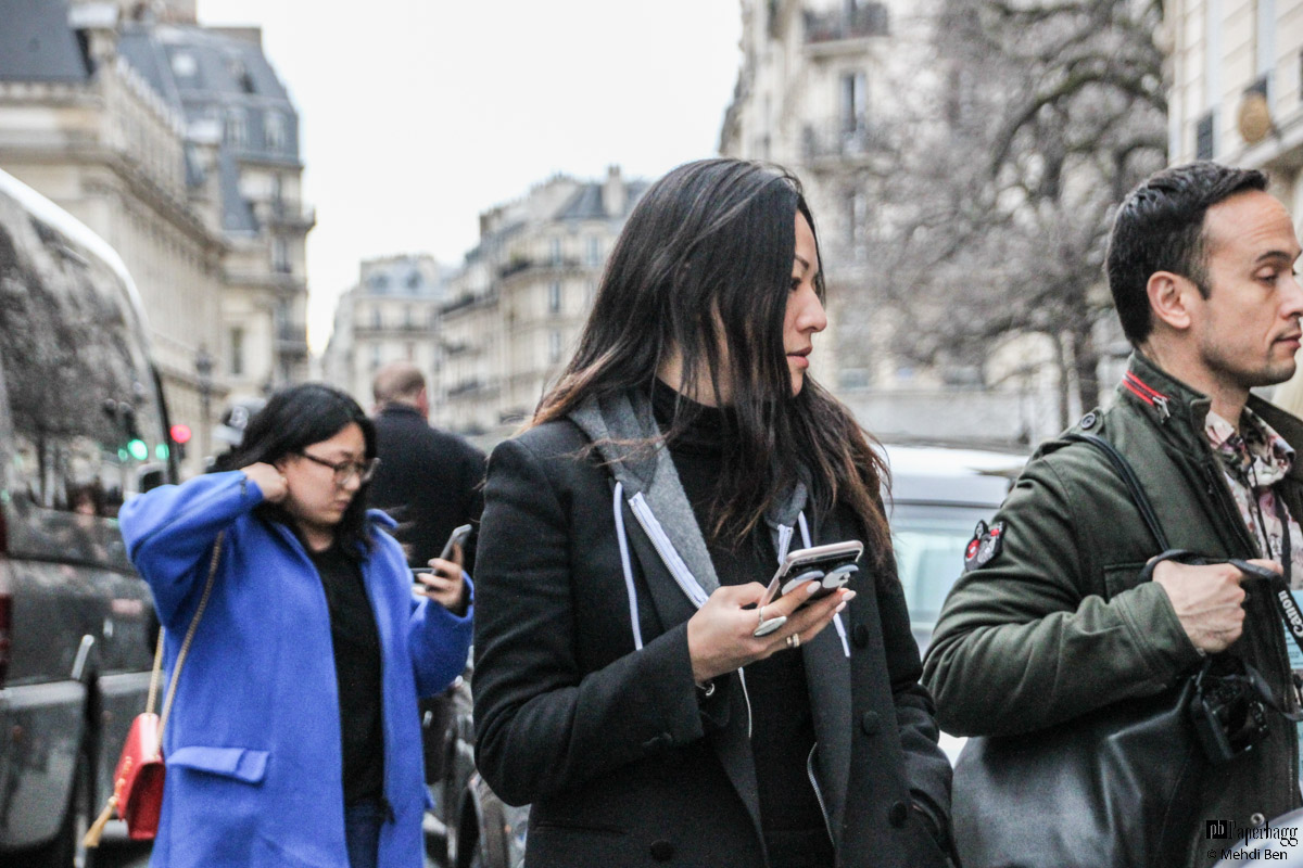 Paris Haute Couture Fashion Week 2016 Street Style, Jean Paul Gaultier Paperbagg