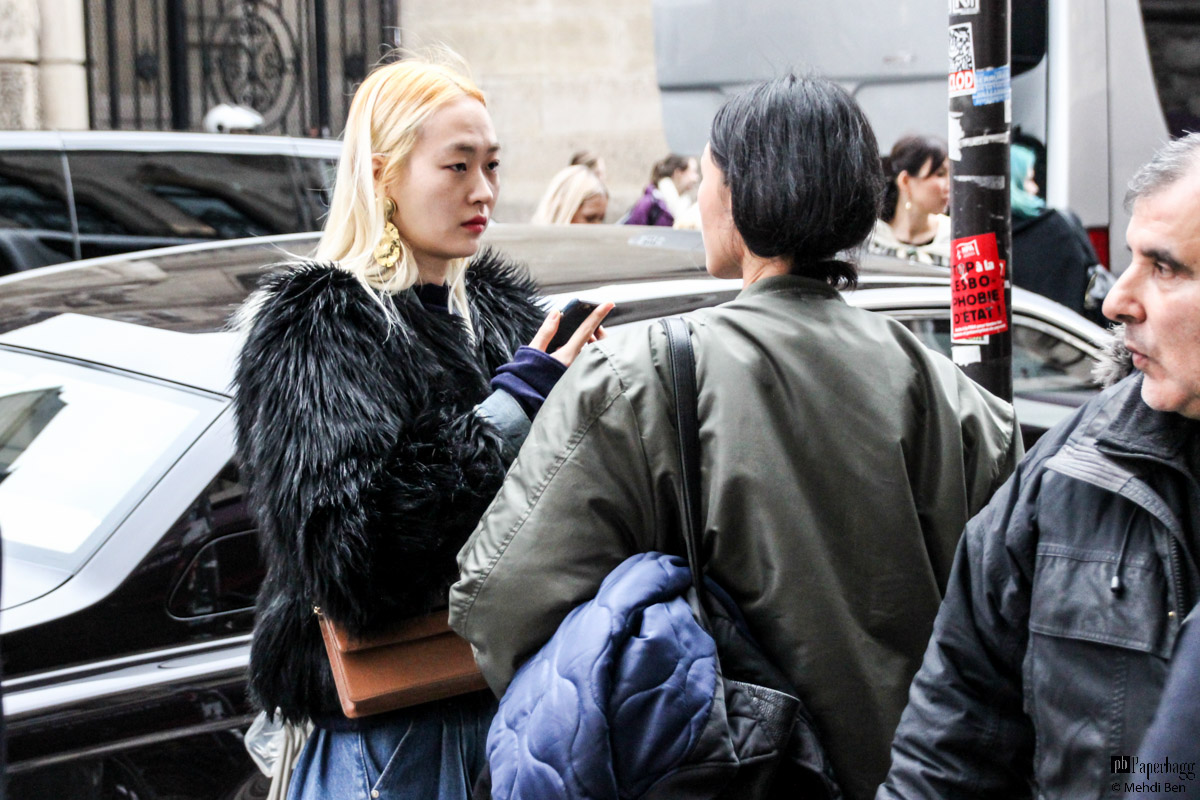 Paris Haute Couture Fashion Week 2016 Street Style, Jean Paul Gaultier Paperbagg