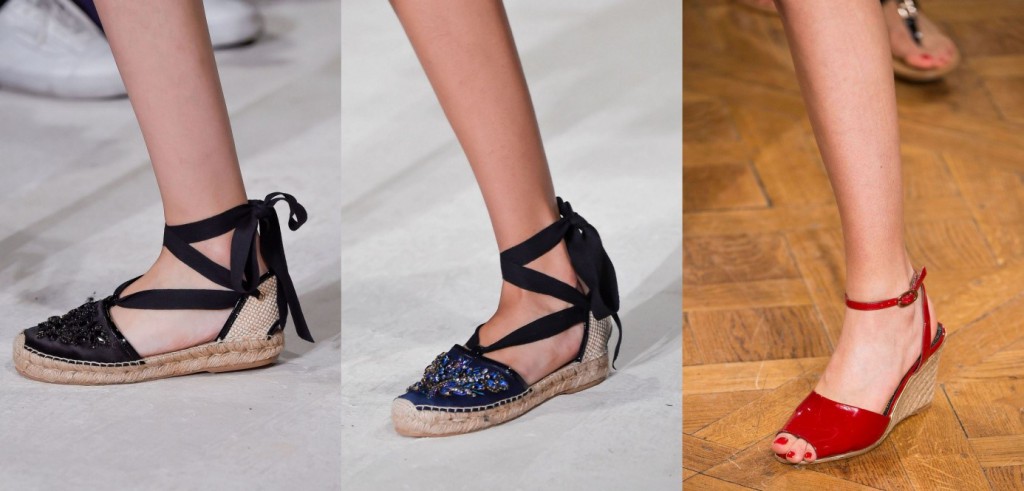 Tendances Chaussures Printemps Été 2016 espadrilles