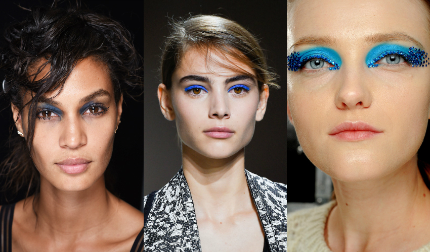 tendances beauté printemps été 2016 du bleu aux yeux