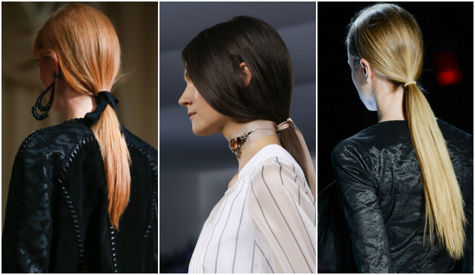 Tendances Hairstyle Printemps Été 2016 queue de cheval basse