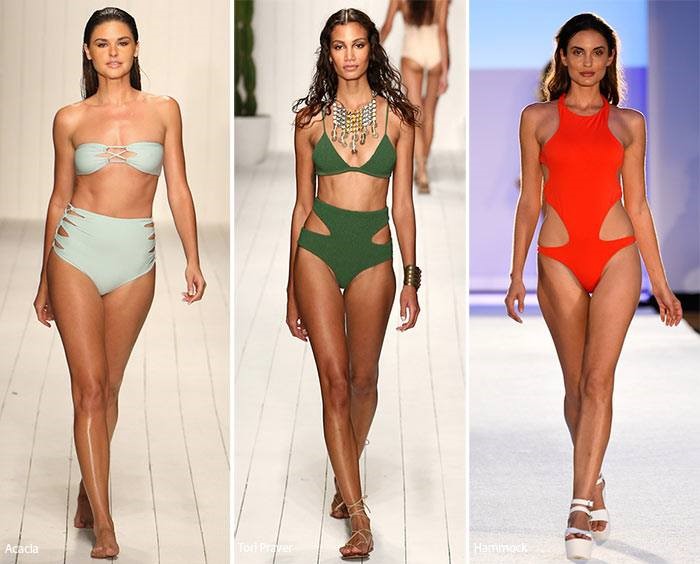 Tendances maillots de bain été 2016 découpes