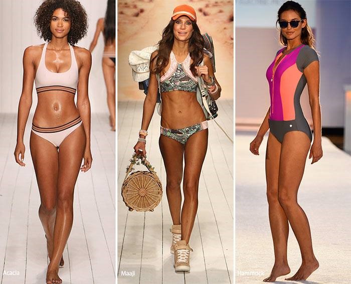 Tendances maillots de bain été 2016 sporty