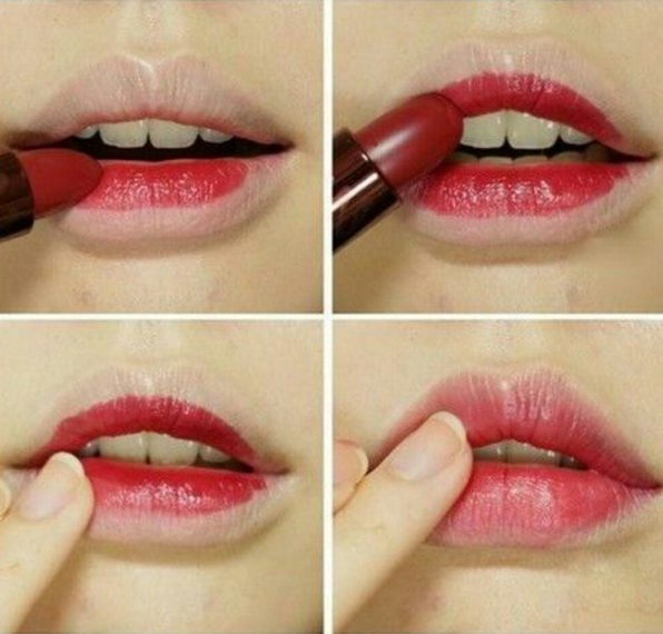 Back to Basics, le makeup parfait du bout des doigts rouge à lèvres