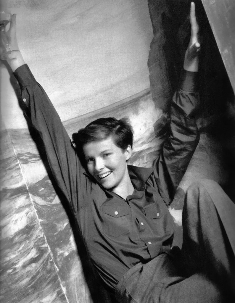 Katharine Hepburn daring trousers