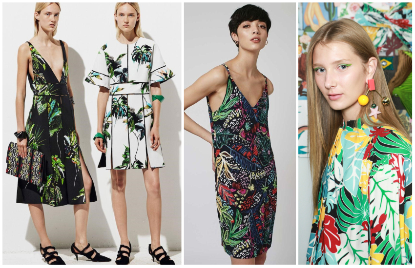 tropical prints fashion