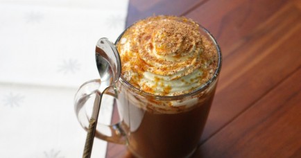 Chocolat chaud au Caramel beurre salé