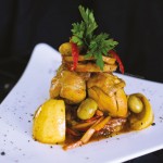 Tajine de Tchekchouka de Poulet aux Olives (Façon Basquaise)