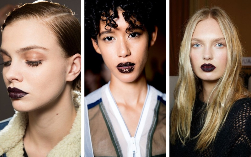 Beauty Radar Tendances Makeup goth lips